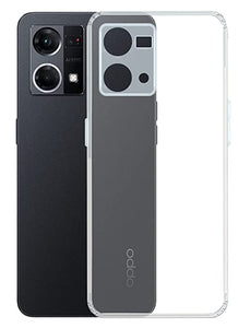 YOFO Back Cover for Oppo F21 PRO (Flexible|Silicone|Transparent|Dust Plug|Camera Protection)