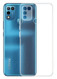 YOFO Back Cover for Infinix Hot 10 Play/Hot 11 Play (Flexible|Silicone|Transparent|Dust Plug|Camera Protection)