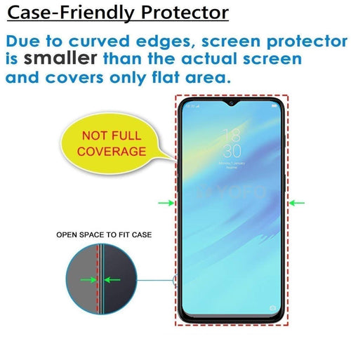 YOFO Combo for Realme 2 PRO Transparent Back Cover + Matte Screen Guard with Free OTG Adapter