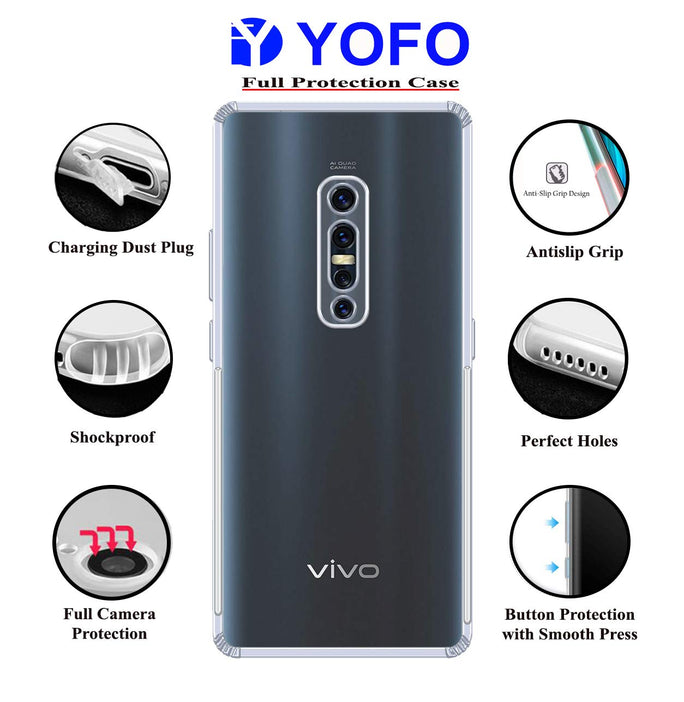 YOFO Silicone Back Cover for Vivo V17 Pro - Main Image