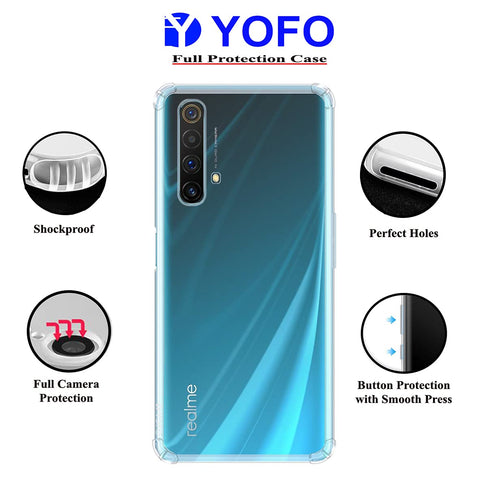 YOFO Back Cover for Realme X3 (Flexible|Silicone|Transparent |Shockproof)