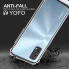 YOFO Combo for Realme 7 Pro Transparent Back Cover + Matte Screen Guard with Free OTG Adapter