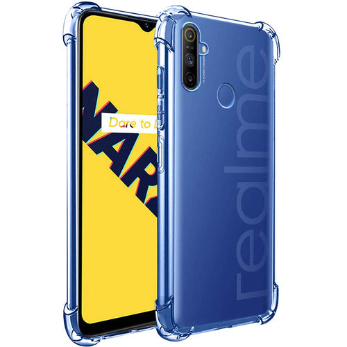 YOFO Back Cover for Realme Narzo 10A / Narzo 20A (Flexible|Silicone|Transparent |Shockproof)