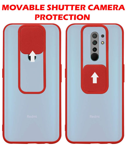 YOFO Camera Shutter Back Cover For Mi Redmi 9 Prime With Free OTG Adapter