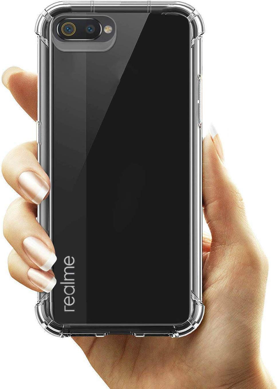 Phone Case Realme C2 Back Cover Black BACKCOVER TUTUP BELAKANG