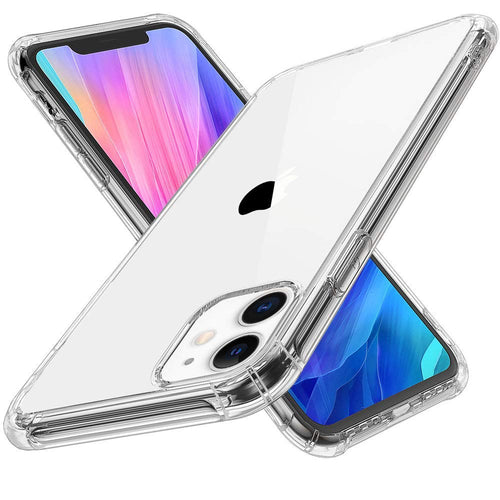 YOFO Shockproof Back Cover for Apple iPhone 11 {6.1 Inch}- (Transparent)