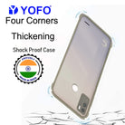 YOFO Back Cover for Micromax in 1B (Flexible|Silicone|Smoke Transparent |Shockproof)