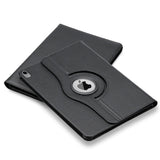 YOFO iPad Mini 6 Case, 360 Degree Rotating Stand Folio Case PU Leather Rotating Stand Cover (Black)