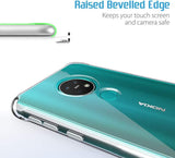 YOFO Silicon Full Protection Back Cover for Nokia 6.2 (Transparent)