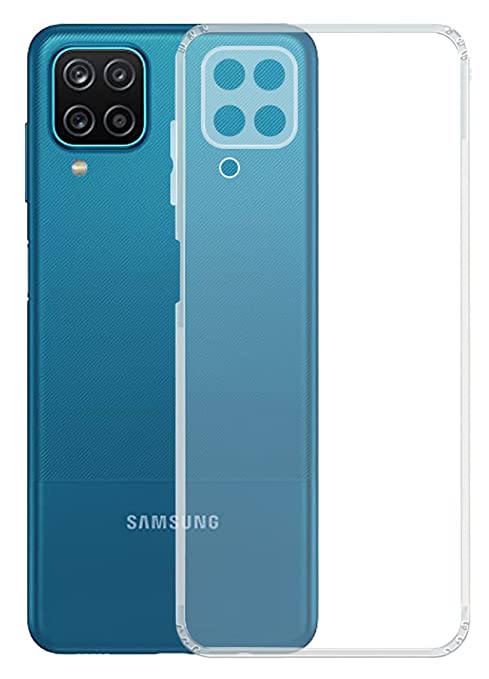 YOFO Back Cover for Samsung Galaxy M33 (5G) (Flexible|Silicone|Transparent|Dust Plug|Camera Protection)…