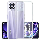 YOFO Back Cover for Realme 8i (Flexible|Silicone|Transparent|Dust Plug|Camera Protection)