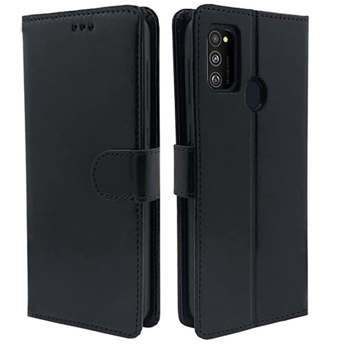 YOFO Samsung Galaxy M21 / M30s Prime Leather Flip Cover Full Protective Wallet Case