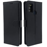 YOFO Samsung Galaxy M21 / M30s Prime Leather Flip Cover Full Protective Wallet Case