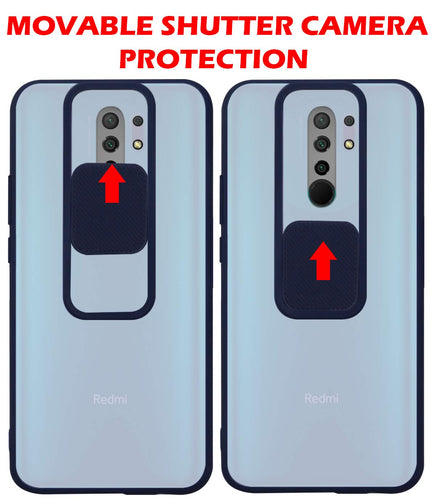 YOFO Camera Shutter Back Cover For Mi Redmi 9 Prime With Free OTG Adapter