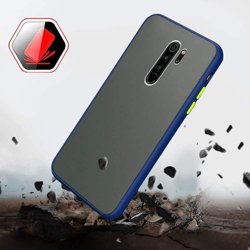 YOFO Matte Finish Smoke Back Cover with Full Camera Lens Protection for Oppo A9(2020)