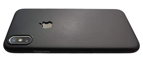 Yofo Soft Logo Cut Back Cover Case for iPhone X/XS (Black) Ultra Thin