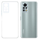 YOFO Back Cover for Infinix Note 11s / Note 11 Pro (Flexible|Silicone|Transparent|Dust Plug|Camera Protection)