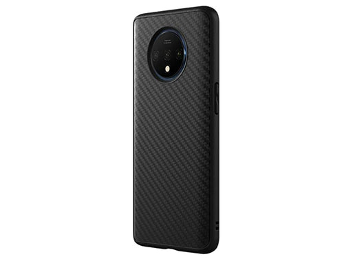 YOFO Rubber Carbon Cover, Slim Design, Shockproof Case for Oneplus 7T (Texture Black)