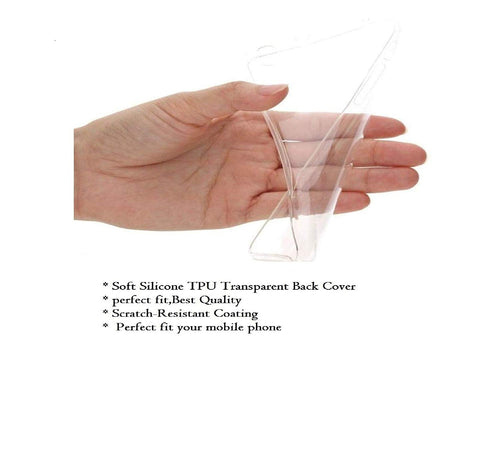 YOFO Silicone Back Cover for MI Redmi 6A -Transparent HD