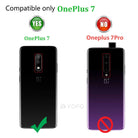 YOFO Silicon Full Protection Back Cover for OnePlus 7 {1+7} (Transparent) Shockproof Ultra Thin