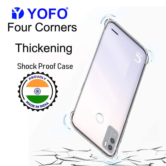 YOFO Back Cover for Micromax in 1B (Flexible|Silicone|Transparent |Shockproof)