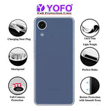 YOFO Back Cover for Samsung Galaxy A03 Core (Flexible|Silicone|Transparent|Dust Plug|Camera Protection)…