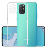 YOFO Silicon Back Cover for OnePlus 8T (Transparent) Camera Protection with Dust Plug
