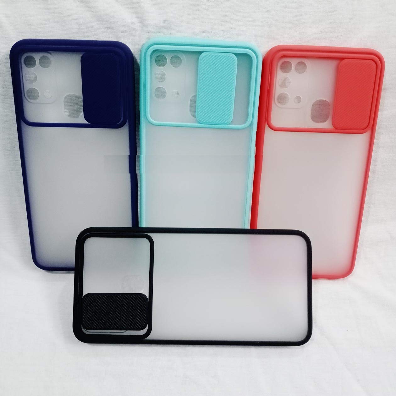 Transparent Samsung M31 Latest Back Cover Ring Camera