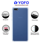YOFO Back Cover for Honor 7s (Flexible|Silicone|Transparent |Shockproof)
