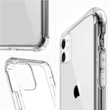 YOFO Shockproof Back Cover for Apple iPhone 11 {6.1 Inch}- (Transparent)