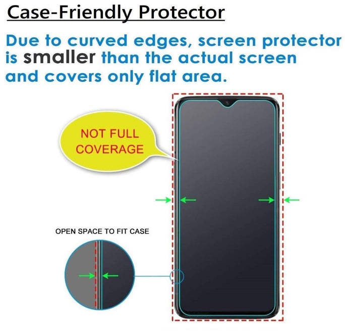 YOFO Anti Glare Matte Finish Anti-Fingerprint 9H Glass Screen Protector for MI Redmi 8A (Transparent)