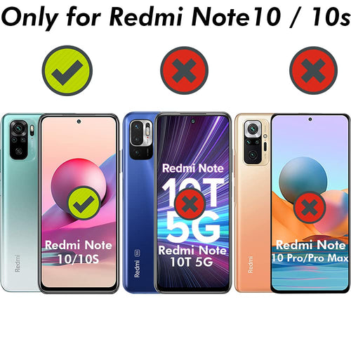 YOFO Matte Finish Smoke Back Cover With Camera Lens Protection for Mi Redmi Note 10 (4G)