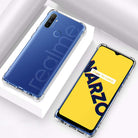 YOFO Back Cover for Realme Narzo 10A / Narzo 20A (Flexible|Silicone|Transparent |Shockproof)