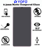 YOFO Matte Tempered Glass for Samsung Galaxy F41 / M31 Prime / M31 / M30S / M30 / A50 / A30 / A20 (Matte Finish)