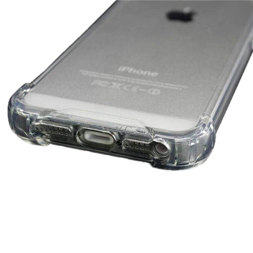 YOFO Ultra Thin Shockproof Back Cover for iPhone 5 /5S ((Transparent))