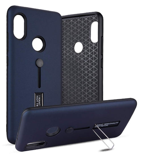 YOFO Fashion Case Full Protection Back Cover for MI REDMI Note 7 / 7S / Note 7 PRO(Blue)