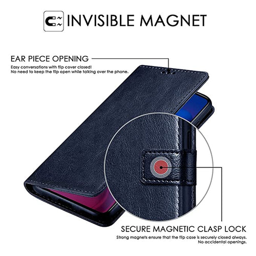 YOFO Flip Leather Magnetic Wallet Back Cover Case for Mi Redmi Note 5