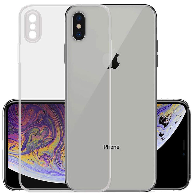 YOFO Silicon Full Protection Back Cover for Apple iPhone X/XS (Transparent)