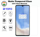YOFO Matte Tempered Glass/Screen Guard for OnePlus 7T (Matte Finish) Full Screen Coverage (except edges)