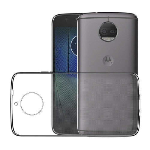 YOFO Rubber TPU Soft Gel Rubber Shockproof Back Cover for Motorola Moto G5S Plus