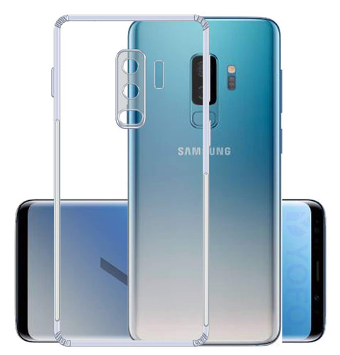 YOFO Back Cover for Samsung S9 Plus (Transparent) Camera Protection with Dust Plug