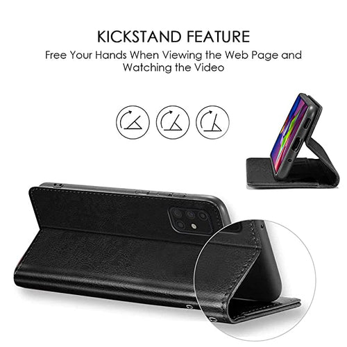YOFO Flip Leather Magnetic Wallet Back Cover Case for Mi Redmi 6 Pro