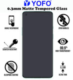YOFO Matte Tempered Glass for OnePlus 8T (Matte Finish) Antiglare Pure Glass