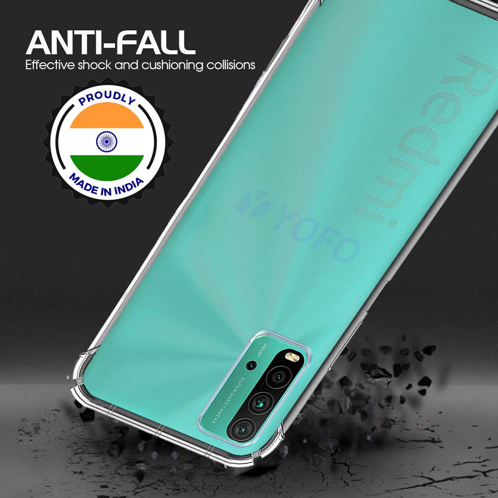 Yoedge Cover Per Xiaomi Redmi Note 9 Pro / 9S / 10 - Custodia Trasparente Morbida Con Stampa Carina