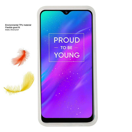 YOFO Rubber Shockproof Soft Transparent Back Cover for REALME 3 Pro - All Sides Protection Case