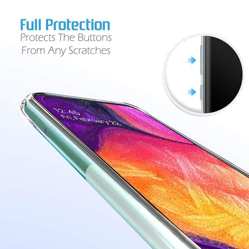 YOFO Silicon Full Protection Back Cover for Samsung A50s / A30s / A50 (Transparent) Shockproof Ultra Thin
