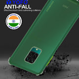 YOFO Silicon Flexible Smooth Matte Back Cover for MI Note 9 Pro/Note 9 Pro Max/Poco M2 Pro(Green)