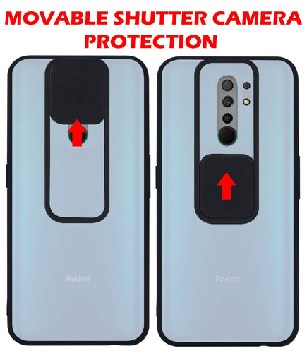 YOFO Camera Shutter Back Cover For Mi Redmi 9 Prime With Free OTG Adapter