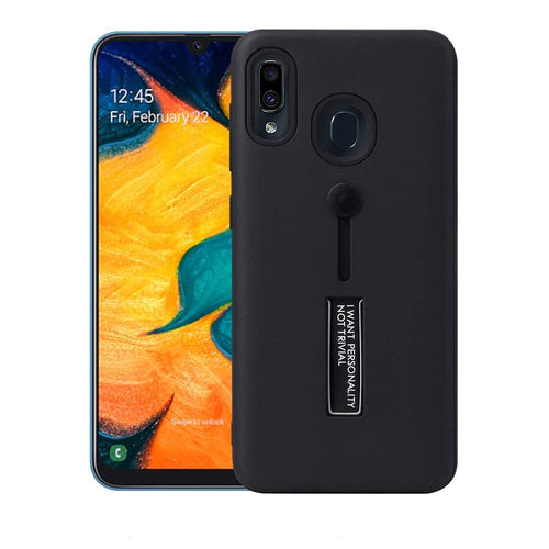 YOFO Fashion Case Full Protection Back Cover for Samsung M20(BLACK)