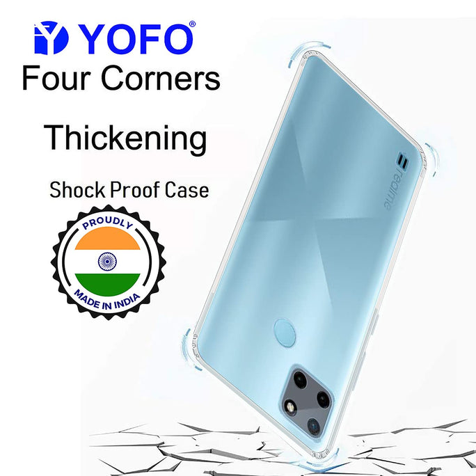 DESSEN Custodia Realme C21Y/C25Y - Cover Silicone Sottile Antiurto TPU Con Protezione Fotocamera Nero - Foto 11